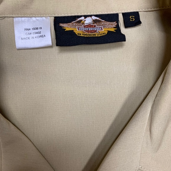 Harley Davidson button up collar dress shirt - Picture 5 of 5